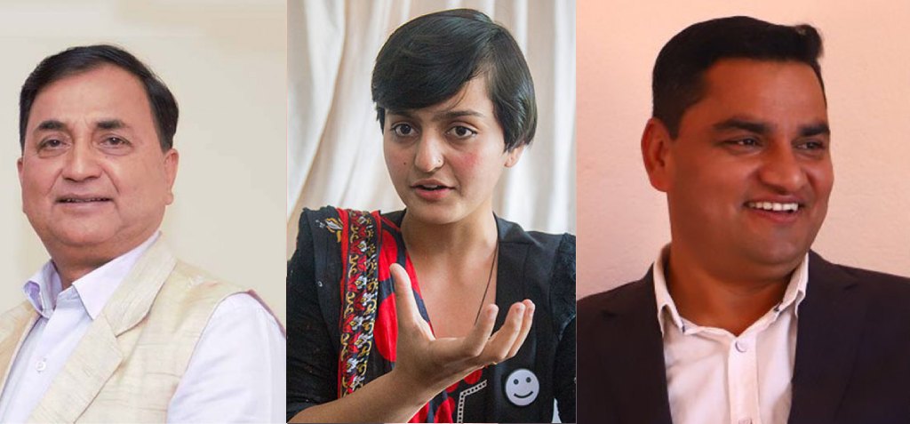 UML's Pokhrel, NC’s Paudel and independent candidate Ranju Darshana to compete in Kathmandu-5